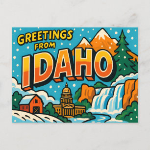 IDAHO-vykort Vykort
