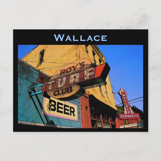 Idaho (Wallace) vykort (Framsida)