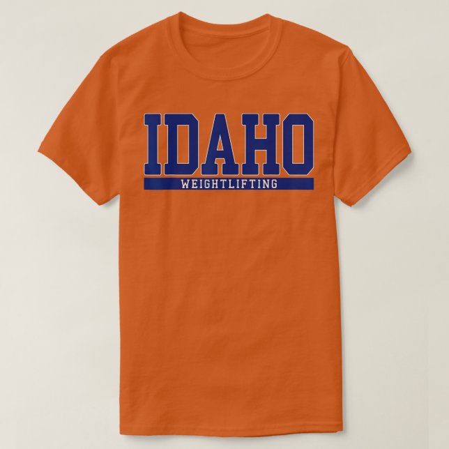 Idaho Weightlift T Shirt (Design framsida)