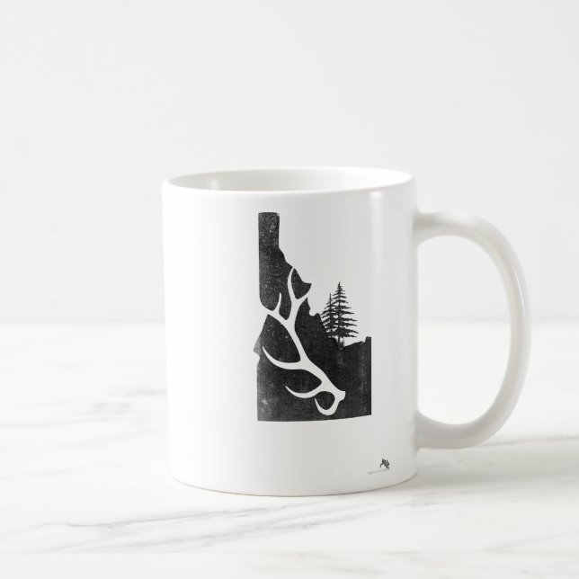 Idahoälgjägare med avkastad horn kaffemugg (Höger)