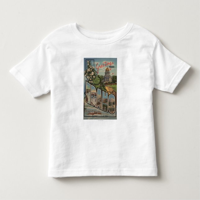 IdahoLarge brev ScenesIdaho T Shirt (Framsida)