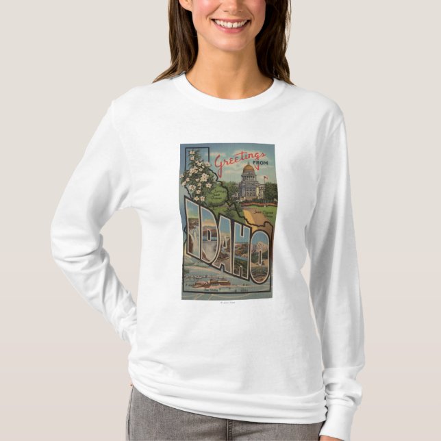 IdahoLarge brev ScenesIdaho T-shirt (Framsida)