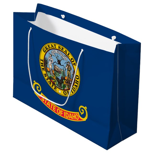 Idahos delstatsflagga (Framsidan Vinklad)