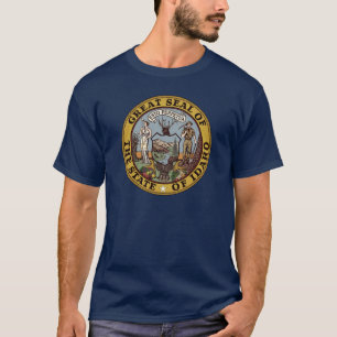Idahos delstatsförsegling t shirt