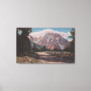 IdahoView av den storslagna Teton medborgare Canvastryck