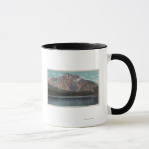 IdahoView av Mt. Moran från Leigh LakeIdaho Mugg