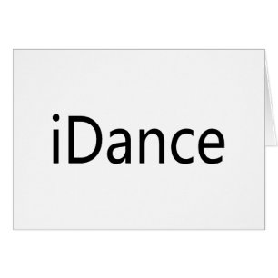 iDance Hälsningskort