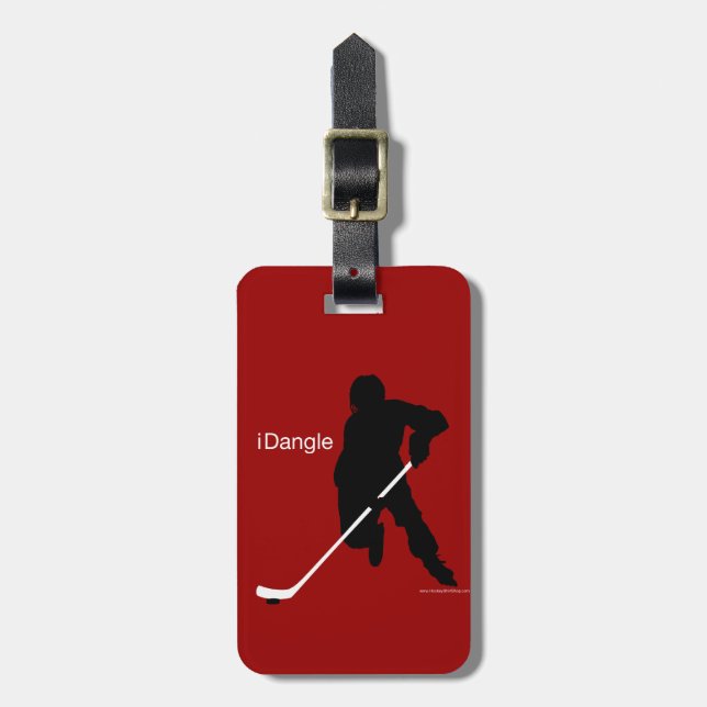 iDangle (hockey) Bagagebricka (Vertikal Framsida)