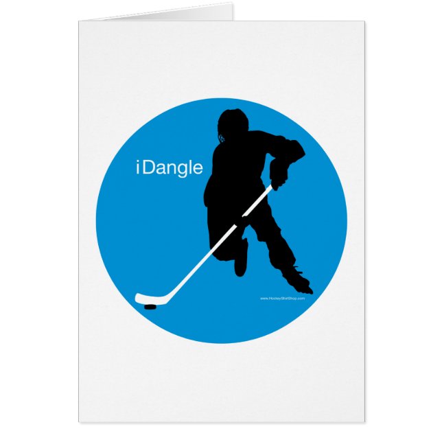 iDangle (hockey) Hälsningskort (Framsidan)