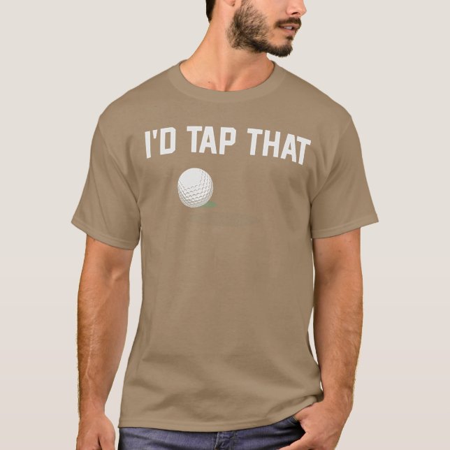 Idaphat Rolig Golf-familj T Shirt (Framsida)