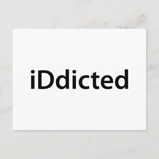iDdicted Vykort (Framsida)