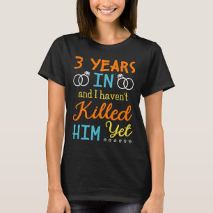 Idé för 3 år årsdaggåva för honom - 3 år t shirt