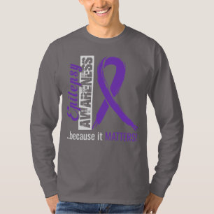Idé för gåva för epilepsimedvetenhetT-tröja T Shirt