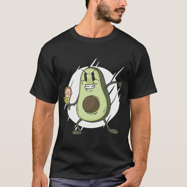 idé om avocado tennis t shirt (Framsida)