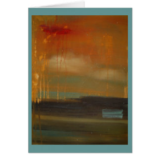 idé om ett landskap hälsningskort