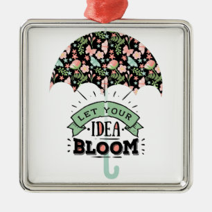Idea Bloom Umbrella Julgransprydnad Metall