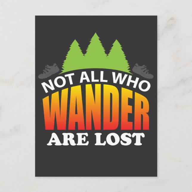 Idea för att dölja Tour Camping Gift Vykort (Framsida)