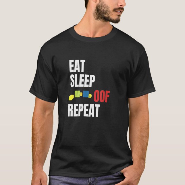 Idea för upprepat inmatningsspel i viloläge t shirt (Framsida)