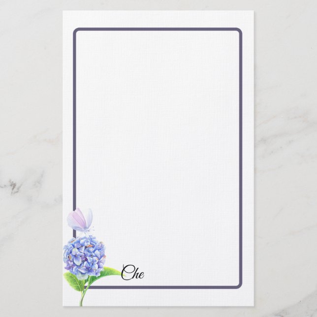 Idea om anpassad Bridesmaid Writing Stationery Gif Brevpapper (Framsida)