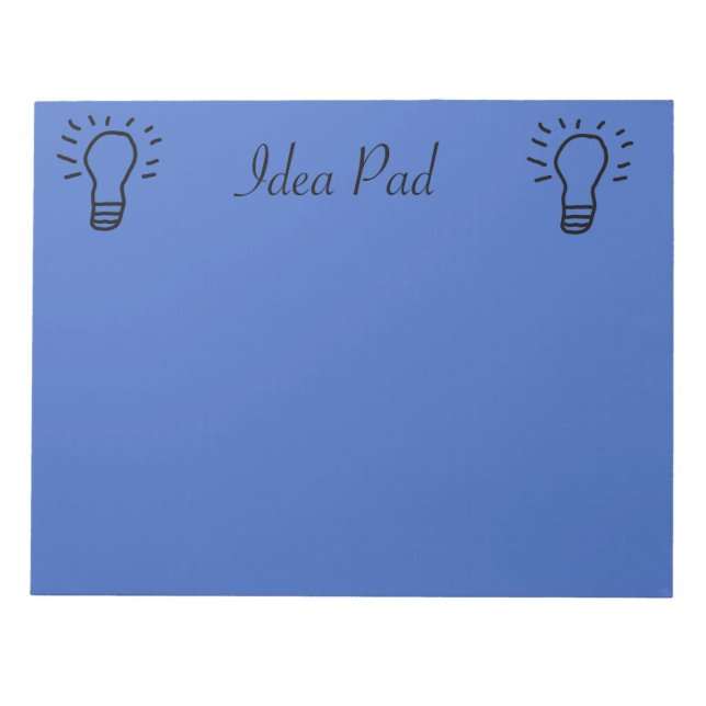 Idea Pad Blue Anteckningsblock (Framsida)