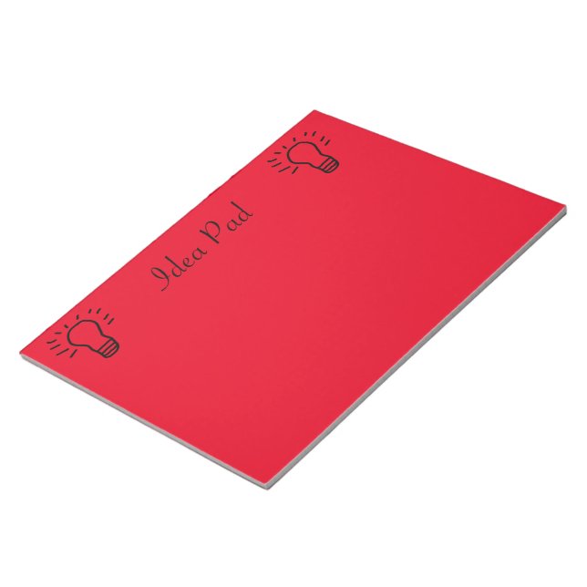 Idea Pad Red Anteckningsblock (Vinklad)