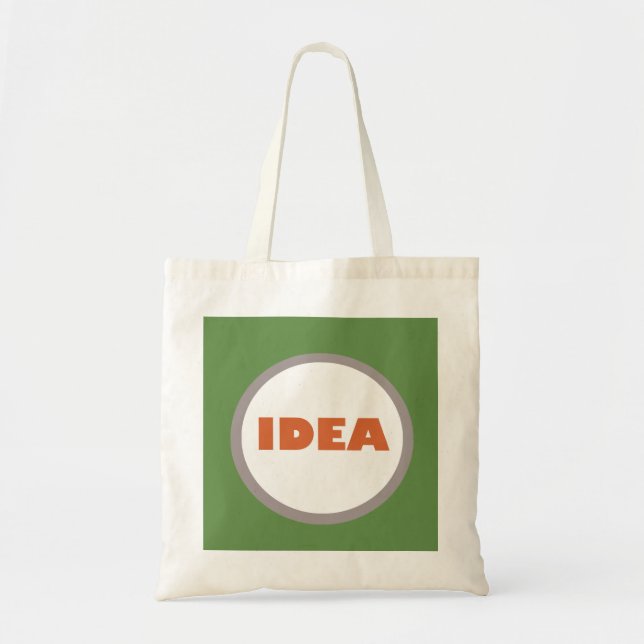 Idea Tote Bag Tygkasse (Framsidan)