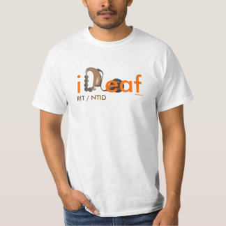 iDeaf-implantat RIT/NTID - ABSdesigns T Shirt
