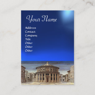IDEAL CITY,bright blue sapphire Visitkort