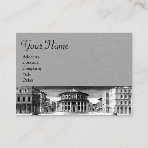 IDEAL CITY /RENAISSANCE ARCHITECTURE,ARCHITECT VISITKORT