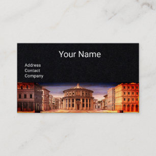 IDEAL CITY, Renaissance Architecture, Black Papper Visitkort