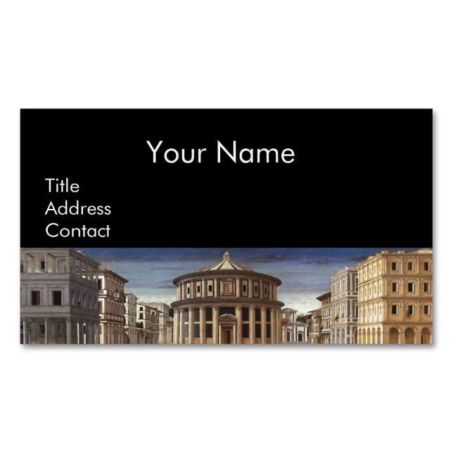 IDEAL CITY,Renaissance Architecture Visitkortmagnet (Framsida)