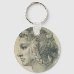 Ideal Head of a Woman by Michelangelo Nyckelring