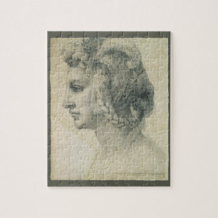 Ideal Head of a Woman by Michelangelo Pussel
