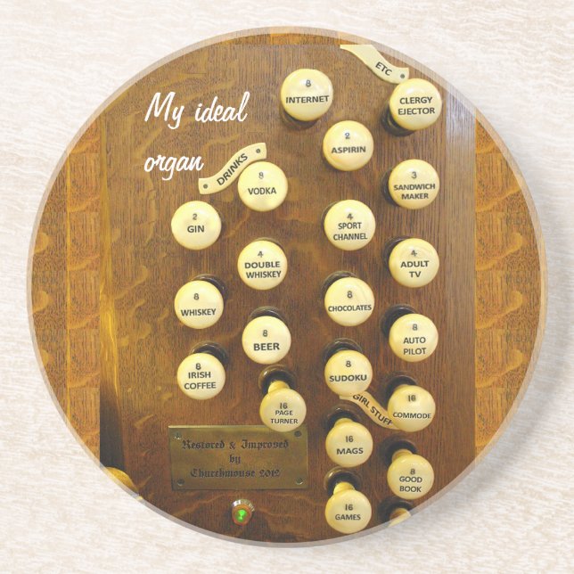 Ideal organ underlägg (Framsidan)