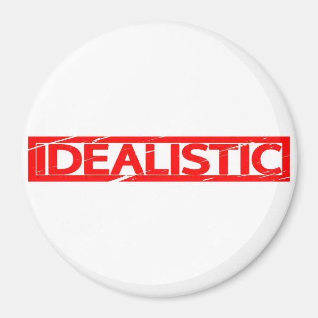 Idealistisk Frimärke Magnet (Framsidan)