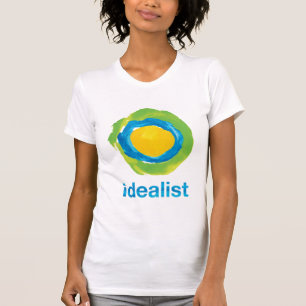 Idealistkvinna utslagsplats t shirt