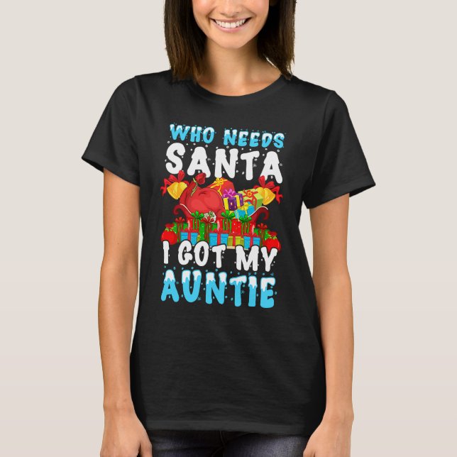 Ideas for New Aunts from Nieces and Nephews Quote T Shirt (Framsida)