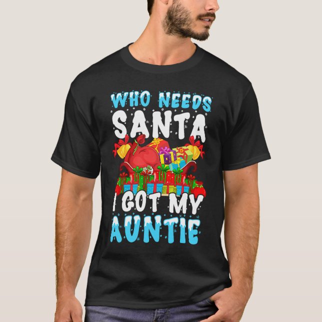 Ideas for New Aunts from Nieces and Nephews Quote T Shirt (Framsida)