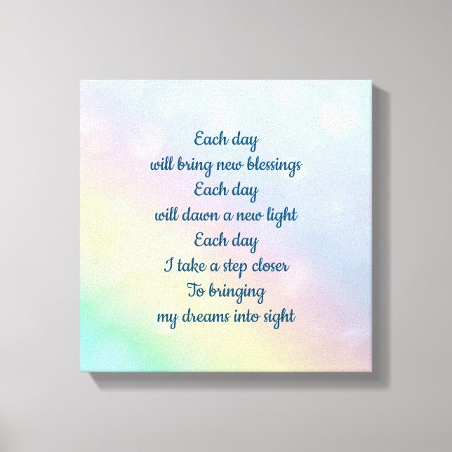 Idébekräftelse av blekens pastelliseringsaxel canvastryck (Framsida)