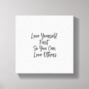Idébildande citattecken Minimalistisk Canvas wi