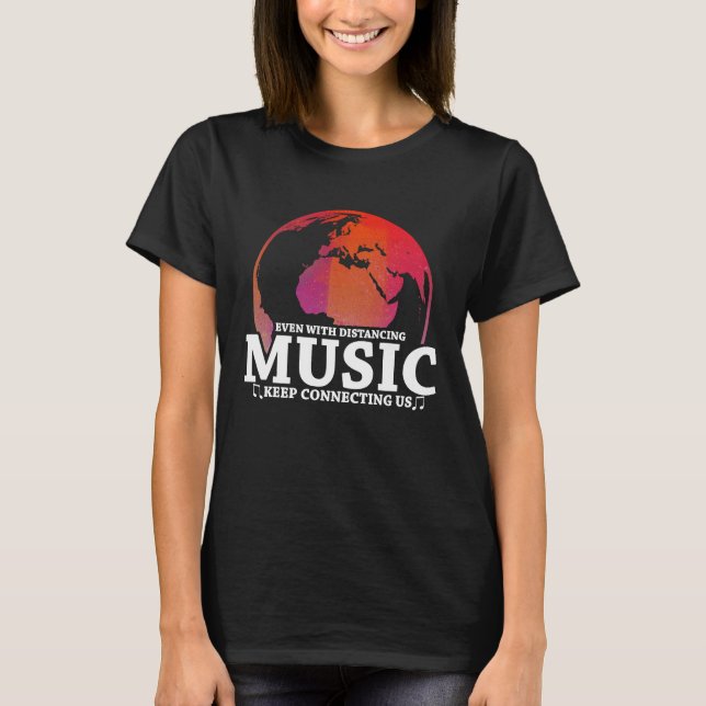 Idébildande kopplingar till musikverk t shirt (Framsida)