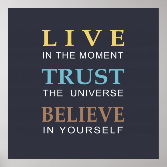 Idébildande modern typografi Poster (Framsidan)