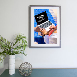 Idécitat börjar överallt poster