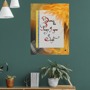 Idécitat Bränn sidorna i skriptet Poster