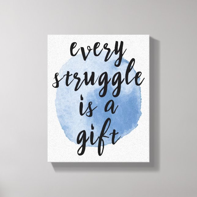 Idécitat för kärlek canvastryck (Framsida)