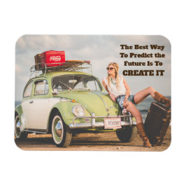 Idécitat för livets kvinnliga lärare magnet