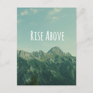 Idécitat: Stiga upp ovan Vykort