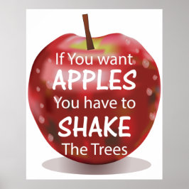 Idécitattecken på Apple Poster