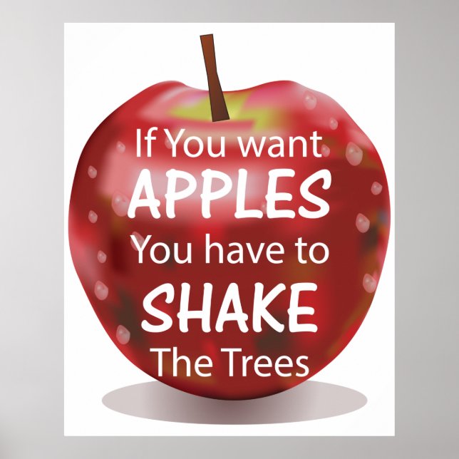 Idécitattecken på Apple Poster (Framsidan)