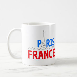Idée cadeau Paris France, Baguette, Eiffel, Psg Kaffemugg